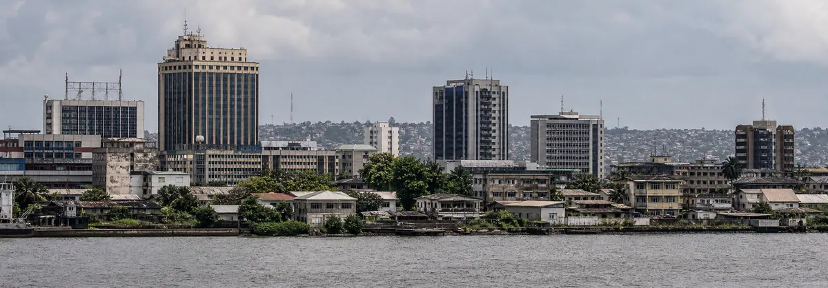 Le quartier d’affaires de Douala au bord de l’eau