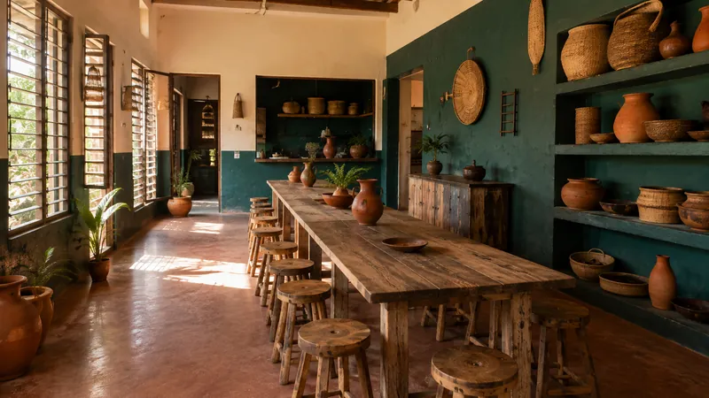 Inside the dining room