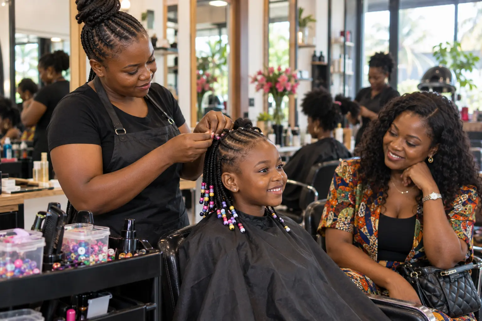Back-to-school braids day