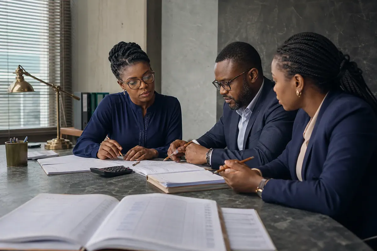 Une réunion de conseil à Douala