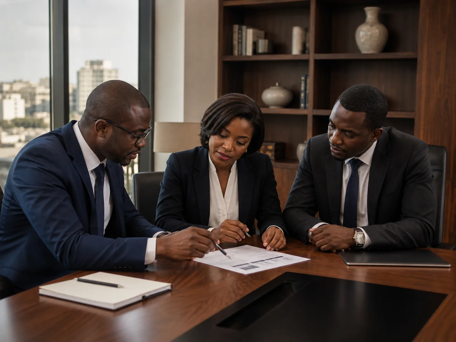 Une réunion de conseil à Douala