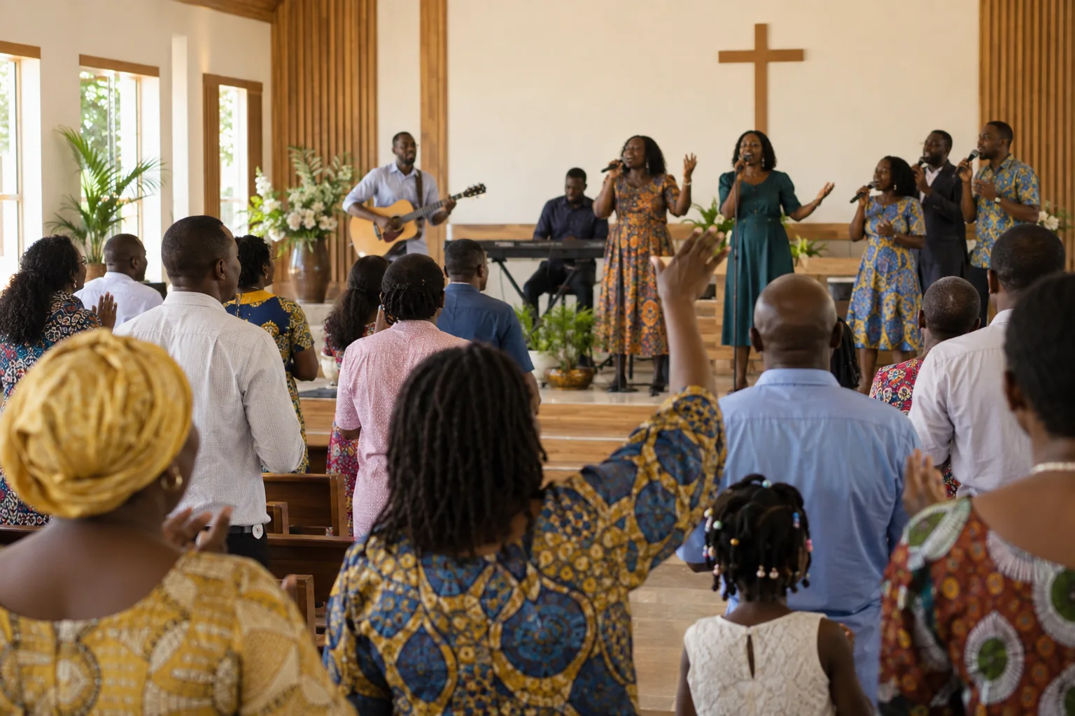 Sunday worship in Cameroon