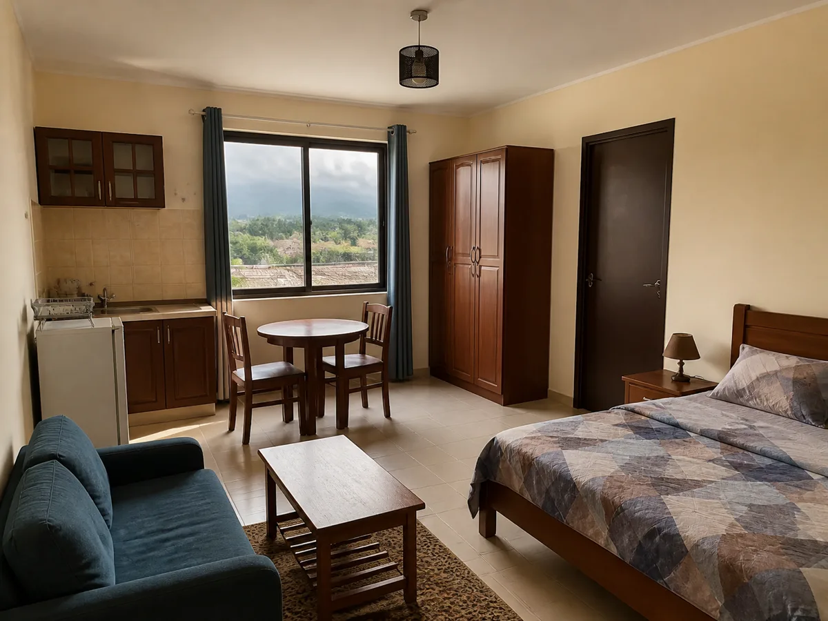 Studio avec vue sur la montagne à Buea
