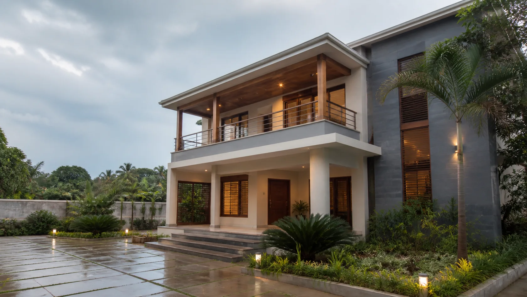 Une maison contemporaine au Cameroun