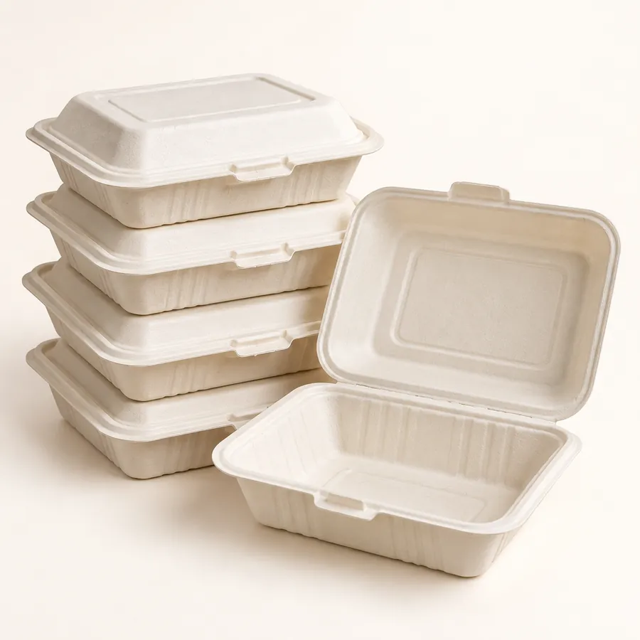 Boîtes repas biodégradables (lot de 50)