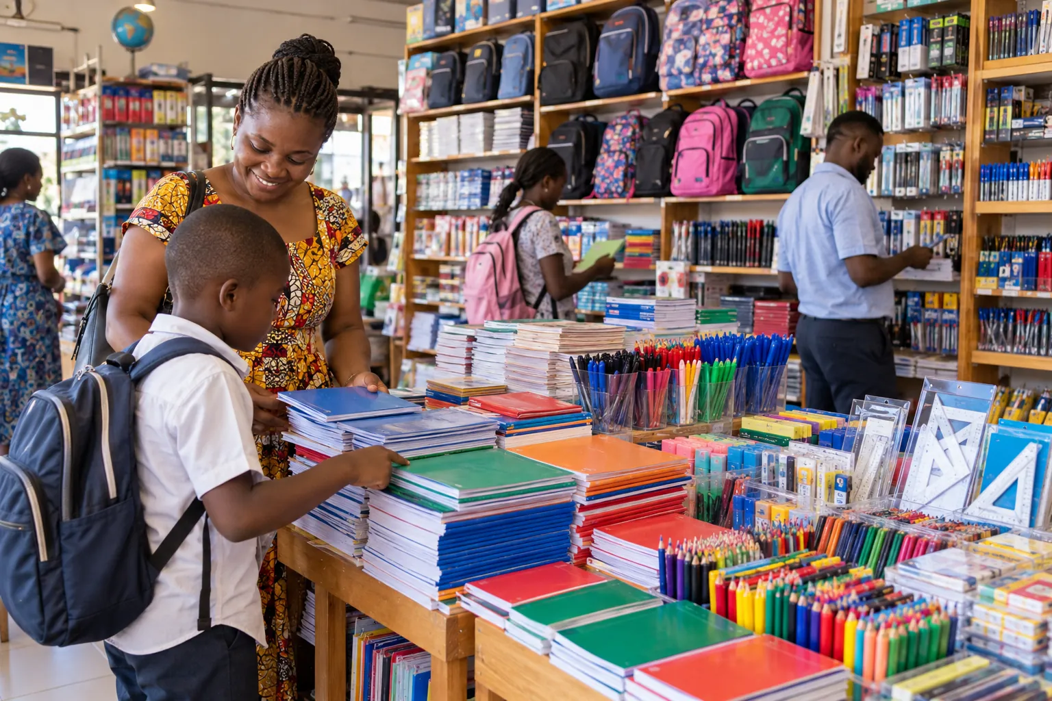 Les fournitures scolaires