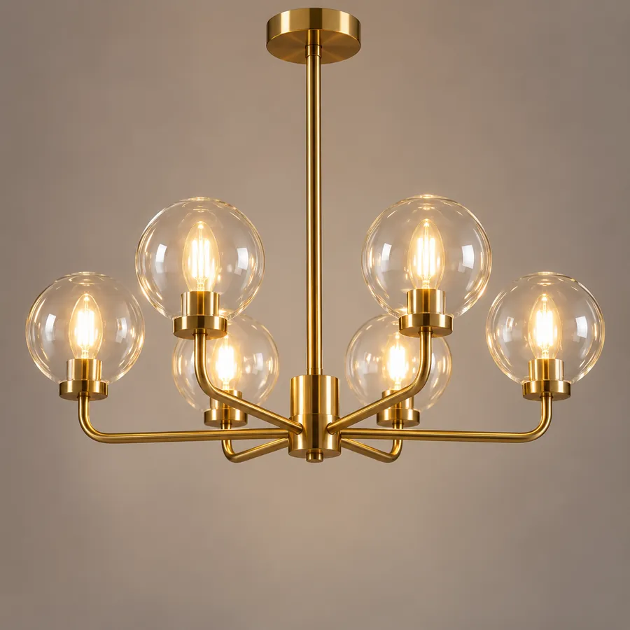 Lustre à six branches