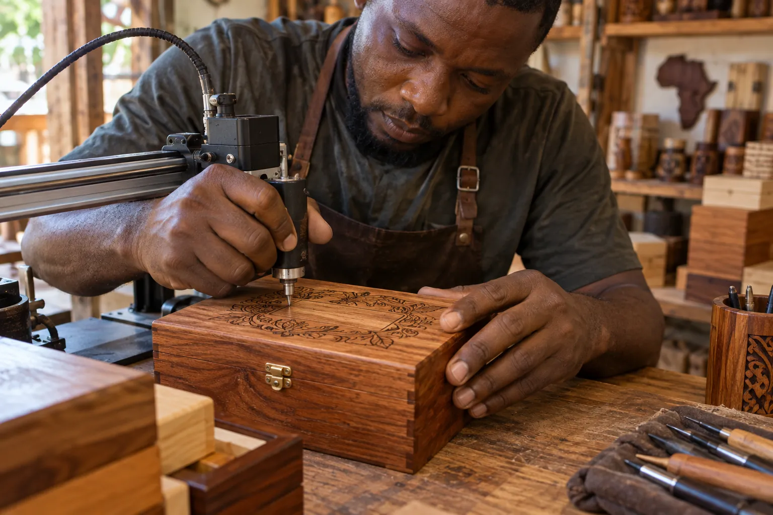 Engraving a name
