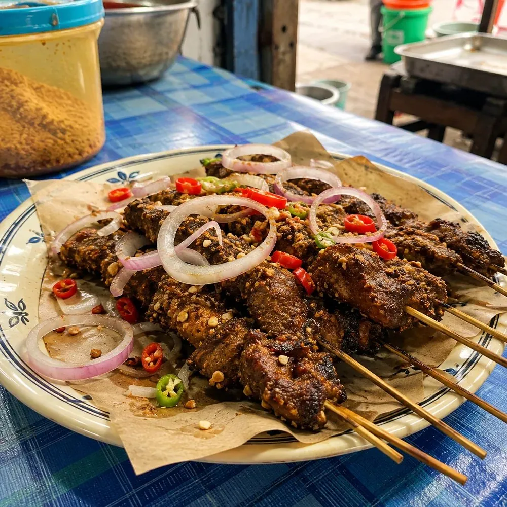 Spicy Soya Skewers