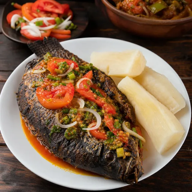 Poisson braisé