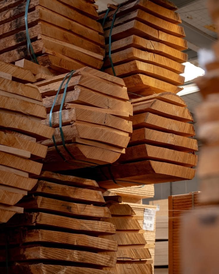 Boule-sawn timber